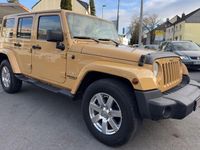Gebraucht Jeep Wrangler Unlimited Sahara 200 PS (147 kW) 2014 Gelb SUV