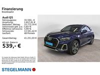 Brugt Audi Q5 S-Line 265 HK (194 kW) 2022 Blå SUV