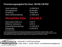 Gebraucht Kia Ceed Spirit 136 PS (100 kW) 2020 Rot Kleinwagen