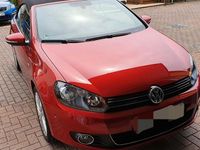 Gebraucht VW Golf Cabriolet Cup 122 PS (89 kW) 2014 Rot Cabrio