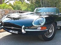 Second-hand Jaguar E-Type 286 CP (210 kW) 1968 Negru Cabrio
