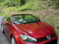Gebraucht VW Golf 105 PS (77 kW) 2011 Rot Cabrio