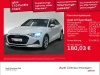 Używany Audi A3 Advanced 150 KM (110 kW) 2025 Biały Sedan/Limuzyna
