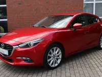 Gebraucht Mazda 3 Sports-Line 105 PS (77 kW) 2017 Rot Limousine