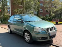 Käytetty VW Polo 101 HP (74 kW) 2007 Vihreä Viistoperä