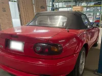Gebraucht Mazda MX5 116 PS (85 kW) 1990 Rot Cabrio