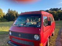 Second-hand VW Multivan 70 CP (51 kW) 1987 Roșu Monovolum