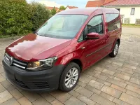 Gebraucht VW Caddy Trendline 102 PS (75 kW) 2017 Rot Van / Kleinbus