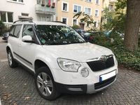 gebraucht Skoda Yeti 2.0 TDI DSG weiß Allrad 4x4 Automatik 140 PS TÜV NEU