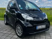Brugt Smart ForTwo Cabrio Passion 71 HK (52 kW) 2012 Sort Cabriolet