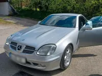 Gebraucht Mercedes SLK200 2002 Silber Cabrio
