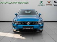 Gebraucht VW Tiguan Sound 150 PS (110 kW) 2017 Caribbean blue metallic SUV