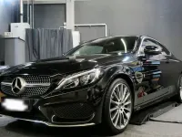 Gebraucht Mercedes C200 Sport 184 PS (135 kW) 2018 Schwarz Coupé