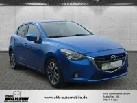 Gebraucht Mazda 2 Sports-Line 90 PS (66 kW) 2015 Cyanitblau metallic Kleinwagen