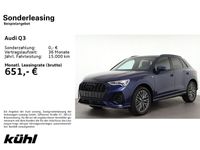 gebraucht Audi Q3 35 TFSI S tronic S line 19`Assist. AHK Matrix MMI plus Optik schwarz