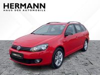 Gebraucht VW Golf VI Match 122 PS (89 kW) 2012 Rot Kleinwagen
