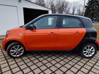 Gebraucht Smart ForFour Passion 71 PS (52 kW) 2015 Orange Kleinwagen