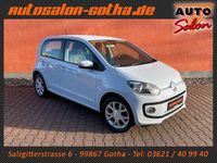 Gebraucht VW up! move up! 75 PS (55 kW) 2012 Pool blau Kleinwagen