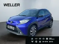 Gebraucht Toyota Aygo 72 PS (52 kW) 2023 Juniper blue / dach black mica (blau) Kleinwagen