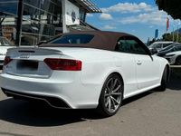 Second-hand Audi RS5 Exclusive 450 CP (330 kW) 2013 Alb Cabrio