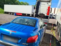 Gebraucht Peugeot 206 CC 109 PS (80 kW) 2002 Blau Cabrio