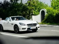 Gebraucht Mercedes SLK55 AMG AMG Edition 1 421 PS (309 kW) 2012 Weiß Cabrio