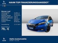 Gebraucht Nissan Leaf N-Connecta 110 kW (150 PS) 2022 Magnetic blue/black m Kleinwagen