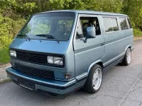 Begagnad VW Multivan 95 HK (69 kW) 1989 Blå Minibuss
