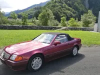 Gebraucht Mercedes SL320 231 PS (169 kW) 1993 Rot Cabrio