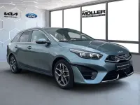 Gebraucht Kia Ceed Sportswagon Platinum 141 PS (103 kW) 2023 Usg) yucca stahlgrau met. (grau Kombi