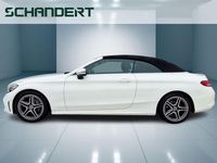 Gebraucht Mercedes C220 194 PS (142 kW) 2020 Polarweiss Cabrio
