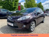 Gebraucht Ford Fiesta Titanium 82 PS (60 kW) 2009 Braun Kleinwagen