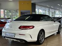 Gebraucht Mercedes C200 AMG line 184 PS (135 kW) 2017 Polarweiss  unilack Cabrio