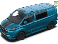 Neu Ford E-Transit Sport 160 kW (218 PS) 2026 Digital aqua blue metallic Van