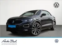 Gebraucht VW T-Roc Cabriolet R-line 150 PS (110 kW) 2021 Schwarz Cabrio
