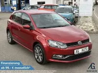 Gebraucht VW Polo Highline 90 PS (66 kW) 2015 Sunset red metallic Kleinwagen