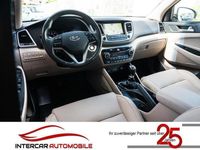gebraucht Hyundai Tucson 1.6 TGDI Premium 4WD |Leder Beige|1.Hand|