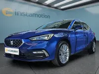 Usata Seat Leon 150 CV (110 kW) 2021 Blu Utilitaria