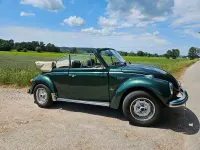 Gebraucht VW Käfer Karmann 50 PS (36 kW) 1973 Grün Cabrio