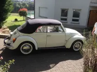 Gebraucht VW Käfer Karmann 73 PS (53 kW) 1973 Weiß Cabrio