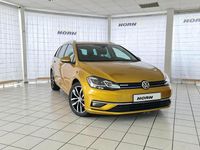 Gebraucht VW Golf VII Join 131 PS (96 kW) 2018 Kurkumagelb metallic Kombi