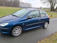 Gebraucht Peugeot 206 60 PS (44 kW) 2001 Blau Kleinwagen