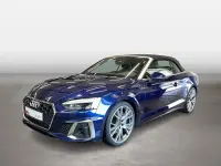 Gebraucht Audi A5 Cabriolet S-Line 265 PS (194 kW) 2022 Navarrablau/verdeck schwarz (metallic) Cabrio