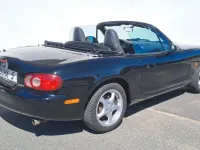 Gebraucht Mazda MX5 110 PS (80 kW) 2001 Schwarz Cabrio