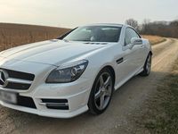 Gebraucht Mercedes SLK200 184 PS (135 kW) 2014 Weiß Cabrio
