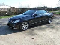 Gebraucht Mercedes E200 184 PS (135 kW) 2010 Schwarz Cabrio