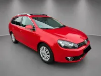 Gebraucht VW Golf VI Highline 105 PS (77 kW) 2010 Rot Kleinwagen