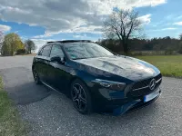 Gebraucht Mercedes A180 AMG line 138 PS (101 kW) 2024 Schwarz Limousine