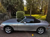 Gebraucht Mazda MX5 110 PS (80 kW) 2004 Silber Cabrio