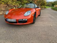 Second-hand Porsche Boxster 295 CP (216 kW) 2008 Portocaliu Cabrio